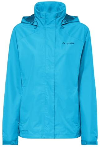 VAUDE Escape Bike Light Regenjacke Damen – Gefütterte Regenjacke mit 2-Lagen Membran, reflektierende Jacke wasserdicht 412g