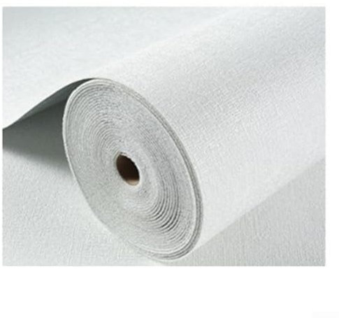 Yuanpgky Rouleau de papier peint, autocollant mural imperméable à réduction du bruit, isolation thermique, décoration d'intérieur, revêtement mural résistant à l'humidité, 50 x 300 cm (blanc)