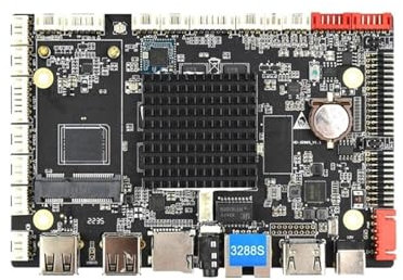 ZECKJVTD Scheda Madre for Segnaletica Digitale LCD Huidu HD 3288S Supporta L'interfaccia di Controllo Remoto, Uscita 4K, Riproduzione Video 4K(4GRAM 64GStorage 4GM)