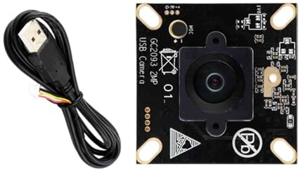 Gissroys 2MP GC2093 Sensory Wide Dynamic Backlight Imaging Fixed Focusing With Microphone USB Webcam For PC Computer Tablets USB Webcam For Streaming