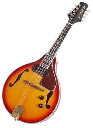 Mandolin Instrument Eight String Electric Mandolin Guitar Model A With Rosewood Fingerboard For Adult Beginners Includes Accessories