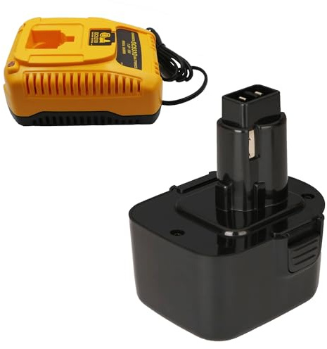 Heshunchang Batterie et Chargeur 12V 3Ah pour BD A9252 A9275 PS130 A9266