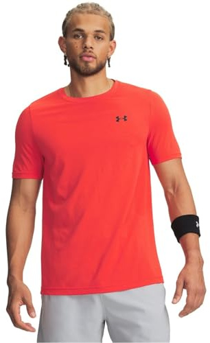 Under Armour Mens Vanish Seamless T-Shirt Short Sleeve Venom Red L