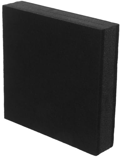 TIKODIDA Subwoofer Isolation Pad 20x20x4.5cm Black Speaker Isolation Platform Noise Reduction Sound Dampening Mat for Home Studio Monitor Acoustic Treatment