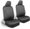 Motor Trend SpillGuard - Coprisedili impermeabili per sedili anteriori, cuciture grigie, in neoprene resistente, facili da installare, per auto, camion, furgoni, SUV