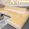 BK&MF Sofa Abdeckung Für Ledercouch, Super rutschfeste Sofa Dämpfung Couch überwurf Für Haustiere, Sofa Möbel Protector Separat Erhältlich-Creme Farben 70x180cm(28x71inch)