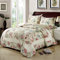 CXLT Patchwork Bettüberwurf King Size Gesteppt Quilt Tagesdecke Set 3PCS 100% Baumwolle Blumen Bettwäsche Bedspread Multifunktions Decke Bettdecke 230 X 250cm Mit 2 Kissenbezügen 50 X 70 cm