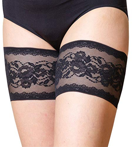 Bandelettes fasce per la coscia. Brevettato. Marchio originale, antisfregamento, fasce elastiche per coscia per evitare l'attrito sulla coscia.