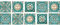FEIFAN Adesivi per Piastrelle per Cucina Bagno Autoadesivo Adesivi Murali 10Pezzi 3D Decalcomanie per Piastrelle per Living Room Decor,25,25x25cm