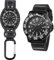 ManChDa Herren Armbanduhren Militär Schnellverschluss Nylonband Karabiner Tactical Watch Militär Analog Quartz Leuchtende Datum 5ATM Wasserdicht Armbanduhr Uhren für Outdoor Wandern Sport Camper