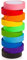 Frdun Ruban adhésif en papier de couleur arc-en-ciel, 10 couleurs vives, ruban de masquage coloré, ruban adhésif coloré imperméable pour décoration de cadeaux de défilé