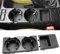 TTCR-II kompatibel mit BMW 3er Getränkehalter Auto E46 1997-2006 Mittelkonsole Becherhalter Auto 3er 316i 318i 318d 320i 320d 323i 325i 325xi 328i 330i 330xi M3 (51168217953)-Schwarz