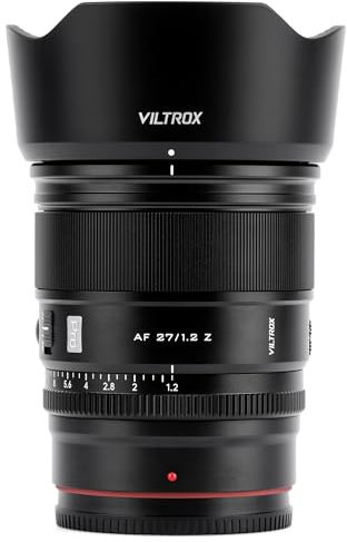 VILTROX Lente Z de 27 mm f/1.2, 27 mm F1.2 Z Mount para Z30 Z50 Zfc Z8 Z9 ZF Z6ii (lentes Z Mount Prime APS-C)