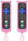 Remote for Roku TV & Cover for Hisense Roku Remote, 2-Pack Remotes Replacement Cover Compatible with Hisense Roku TV Remote, Replacement for Hisense Roku TV Remote (Pink)