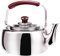 Hervidor de gas silbante de acero inoxidable con mango grueso para el hogar, cocina de inducción de gran capacidad, para restaurante, tetera, cafetera (6 l)