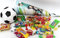 101609 Schultüte Fussball 35cm gefüllt mit Spielsachen & Schulbedarf Zuckertüte als Geschenk zum Schulanfang