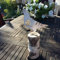 ARTTEC Taube (V2A) - hochwertige Gartendeko aus Metall - Edelstahl Deko für Garten, Balkon & Terasse - Metall Deko zum Aufstellen - Made in Germany