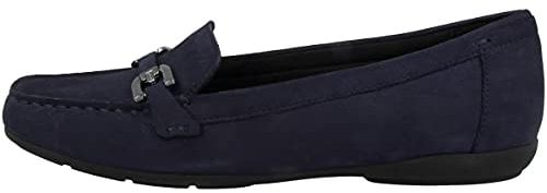 Geox D Annytah Moc A, Mocassini Donna, Blu (Dk Blue), 37 EU