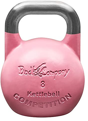 Bad Company Competition Kettlebell I Kugelhantel aus Stahl I Schwunghantel Workout in verschiedenen Gewichtsstufen I 8 kg
