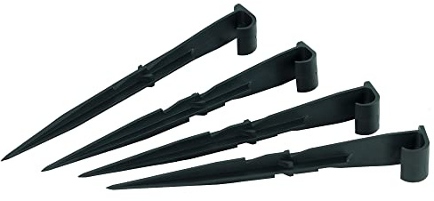 GASMIS 17 cm Lang Bodenanker Befestigung für Tropfschlauch, Erdanker Halterung für Perlschlauch oder Gartenbewässerung, 50 Stück