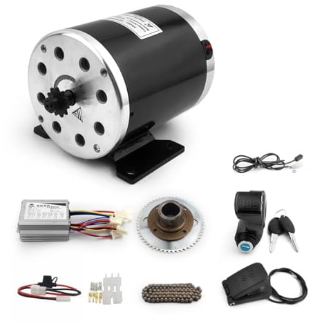 L-faster 500W Elektromotor MY1020 Für 4 Räder Elektrische Kinder-Gokart-Kettenantriebsgeschwindigkeitsregelung per Fußpedalbeschleuniger