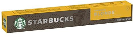 STARBUCKS - By Nespresso Blonde Espresso Roast 10 Capsules - Lot De 3