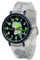 Kiddus Lern Armbanduhr für Kinder, Jungen und Mädchen. Analoge Armbanduhr mit Zeitlernübungen. Zeit Lehrer. Time Teacher. T-Rex. Fluoreszierend