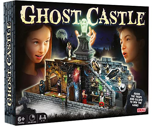 Ideal | Ghost Castle: Avoid the traps and escape the haunted castle! | Family Games | For 2-6 Players | Ages 6+