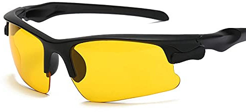 TopHomer Nachtfahrbrille Fahren, Nachtsichtbrille Blendschutz Ultra leicht Herren Polarisierte Treiber Glasses Sportbrille