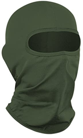 LONGKING Sturmhauben,Skimaske,Balaclava für Damen und Herren–UV-Schutz,Winddicht Warm,Motorradfahren,Snowboarden für Radfahren Outdoor Sports,Armeegrün