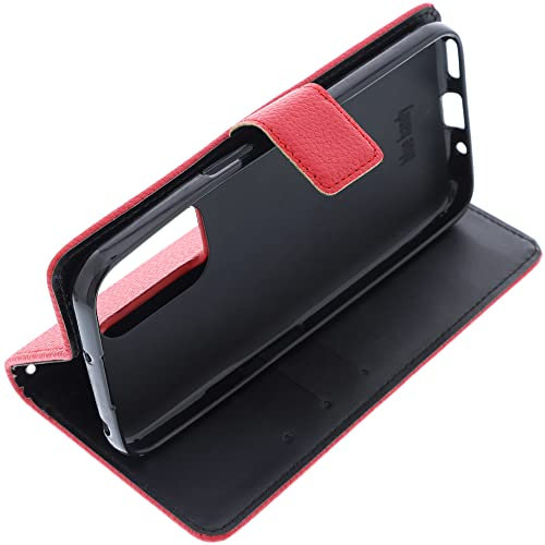 foto-kontor Cover Compatible with Doro 8110/8110 Plus / 8100/8100 Plus Book-Style red case