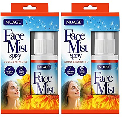 Hayfever Relief Cooling Face Mist Spray- Eye Mask for Cooling- Cool & Fresh Moisture Spray for Eye- Suitable for Daily Use (15ml) (Pack Of 2)