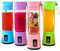 Mini Batidora Licuadora Portátil 400ml Recargable USB Batería 4000mAh Hogar Cocina Oficina Viajes color morado BN3273