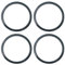 WANGCL 4PCS Accesorios de Piezas de Repuesto Impermeables compatibles con la licuadora NUTRIBULLET 900W