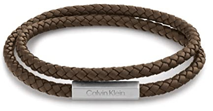 Calvin Klein Lederarmband für Herren Kollektion LATCH Braun - 35000208