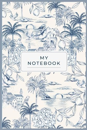 Notebook: Vintage style blank lined notebook