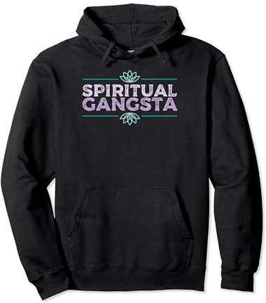 Spiritueller Gangsta Namaste Yoga Praktiker Gangster Pullover Hoodie