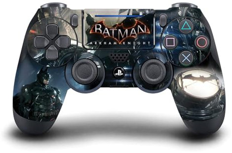 Head Case Designs Offizielle Batman Arkham Knight Batman Grafiken Vinyl Haut Gaming Aufkleber Abziehbild Abdeckung kompatibel mit Sony PlayStation 4 PS4 DualShock 4 Controller