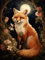Wandbild Leinwand Fuchs im Wald,40 * 60cm Leinwand Bilder Schlafzimmer Bilder Gemälde Kunst Druck Malerei canvas
