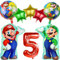 8 Stück Geburtstagsdeko Kinder 5 Jahre,Luftballons Geburtstag 5 Jahre, Folienballon Party Deko, Ballons 5 Geburtstag für Kindergeburtstag Party Deko