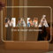Transparent Gift Lámpara Personalizada Palabra Mamá Letras con Fotos, Frase. Regalo Día de la Madre, Regalo Cumpleaños Mujer. Ideas Regalos Originales para Mamá. Placa Metacrilato con Luz