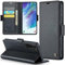 Phernykas Cover per Samsung S21 FE Custodia Portafoglio [Blocco RFID] Premium Pelle PU [Magnetica] Wallet Libro con Porta Carte Slot Supporto Flip Case per Samsung S21 FE, Nero