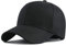 Hperu Baseballkappen, übergroße einfache Baseball-Cap, strukturierter Twillhut für große/große Kopfmänner (schwarz, XXL 62-65 cm) Herren-Baseball-Caps1111111