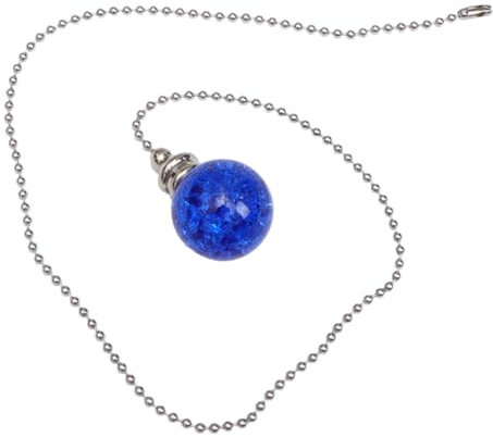 Artibetter Lámpara Colgante De Cristal Bola Agrietada Cadena Para Decoración Festiva