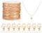 Beadthoven 5m Bar Link Chains Brass Column Tube Bar Curb Link Chain with Lobster Claw Clasps Jump Rings for Bracelet Necklace Jewelry Making, Golden