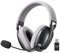 Redragon H878 3-Mode Wireless Blue Lighting Gaming Headset - Lightweight - 7.1 Surround Sound - 40MM Drivers - Detachable Microphone - Multi Platforms for PC, PS5/4/3, Switch, Mobile, Black&Gray