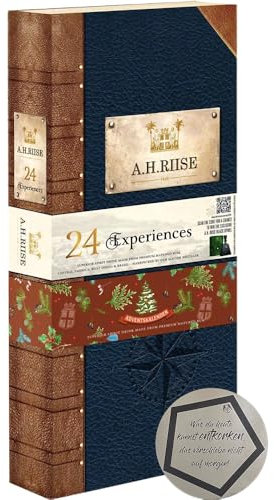 Old St. Croix - A. H. Riise 24 Experiences 2025 Adventskalender 24x 0.02 l 43.18% vol inkl. LOVEVINO Silver Button Sticker