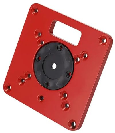 GSCLZ Universal Router Tisch Einsatz Platte Aluminium Legierung Trimmen Maschine Bord Holzbearbeitung Bänke Router Tisch Platte