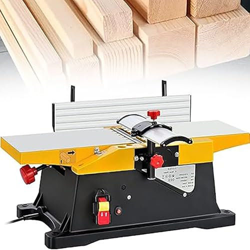 Pialla a spessore da banco, piallatrice elettrica portatile for la lavorazione del legno Pialla for legno da tavolo 12000R/Min for spessore di taglio del legno