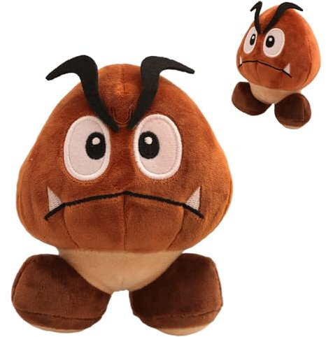 Ainvliya Super Bro Plüsch Kuscheltier, 12CM Goomba Plüschtier Anime Cartoon Plüschtiere, Plüsch Puppe Spielzeug, Kinder Figur Plüschtiere Gestopft Tierspielzeug Für Jungen Mädchen